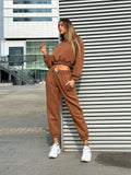 Tuta sportiva due pezzi choco