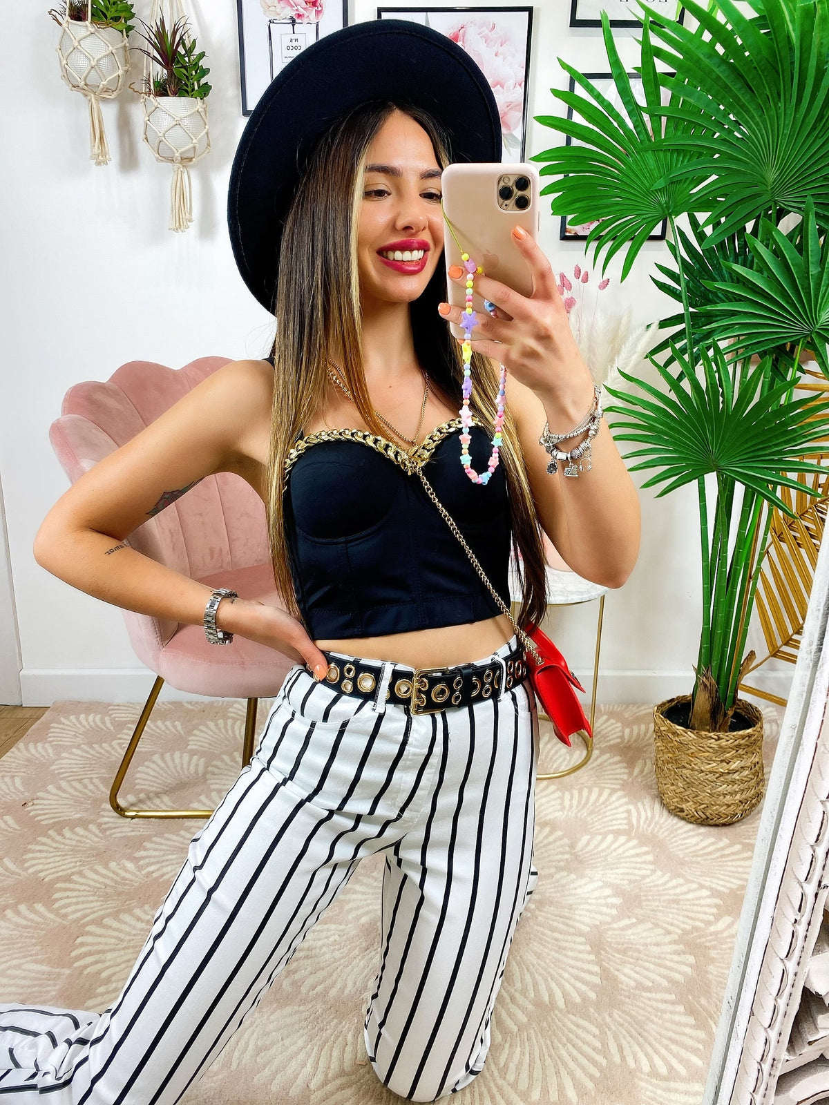 Pantalone a Righe a zampa