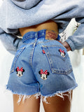 Short Levi’s Vintage con stampa topolina bagno medio chiaro