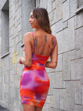 Abito in tulle Fuxia arancio