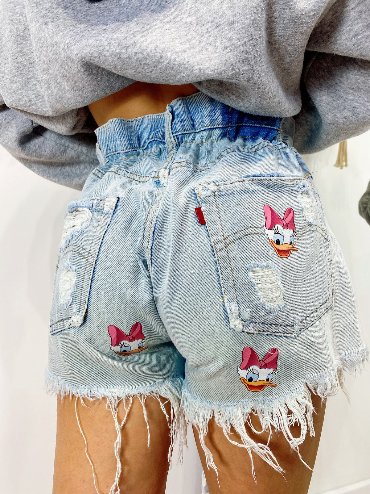 Short Levi’s Vintage con stampa Paperina bagno chiaro