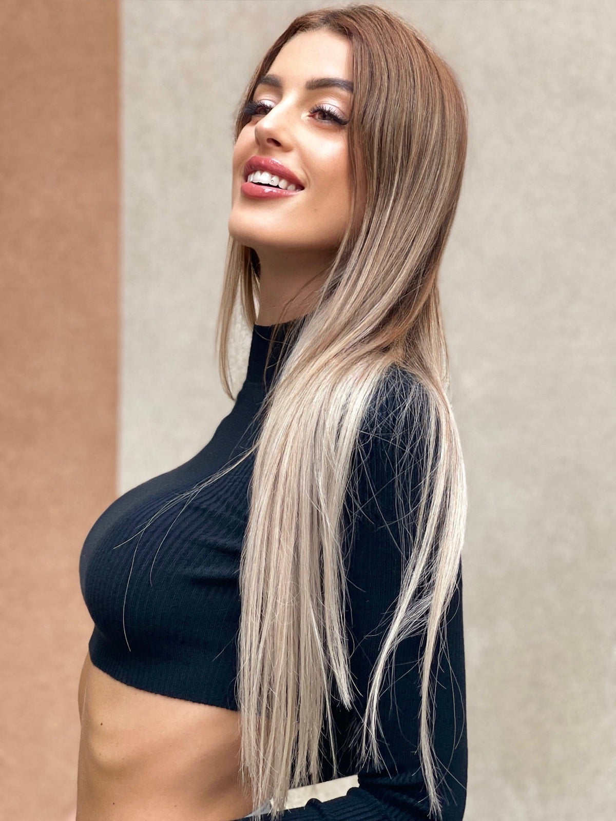 Maglioncino crop con bottoni