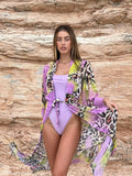 Kimono animalier lilla