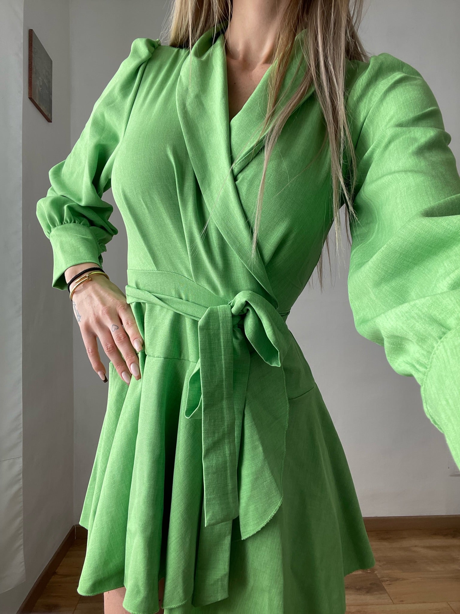 Abito a portafoglio menta