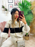Maglione a righe morbido