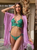 Bikini animalier verde