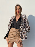 Giacca maculata beige