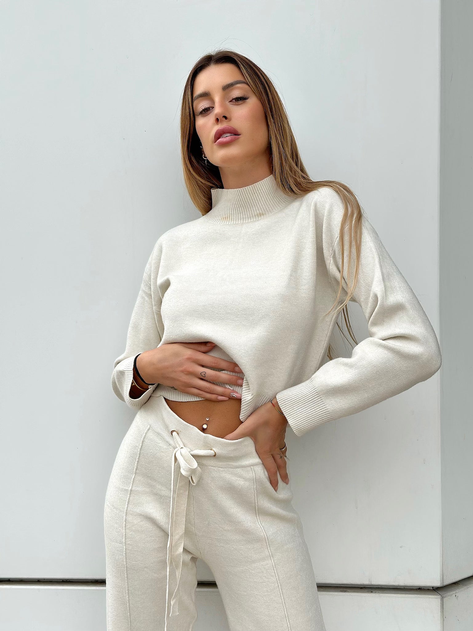 Completo Maglia e pantalone quality beige