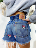 Short Levi’s Vintage stampa topolina senza strappi