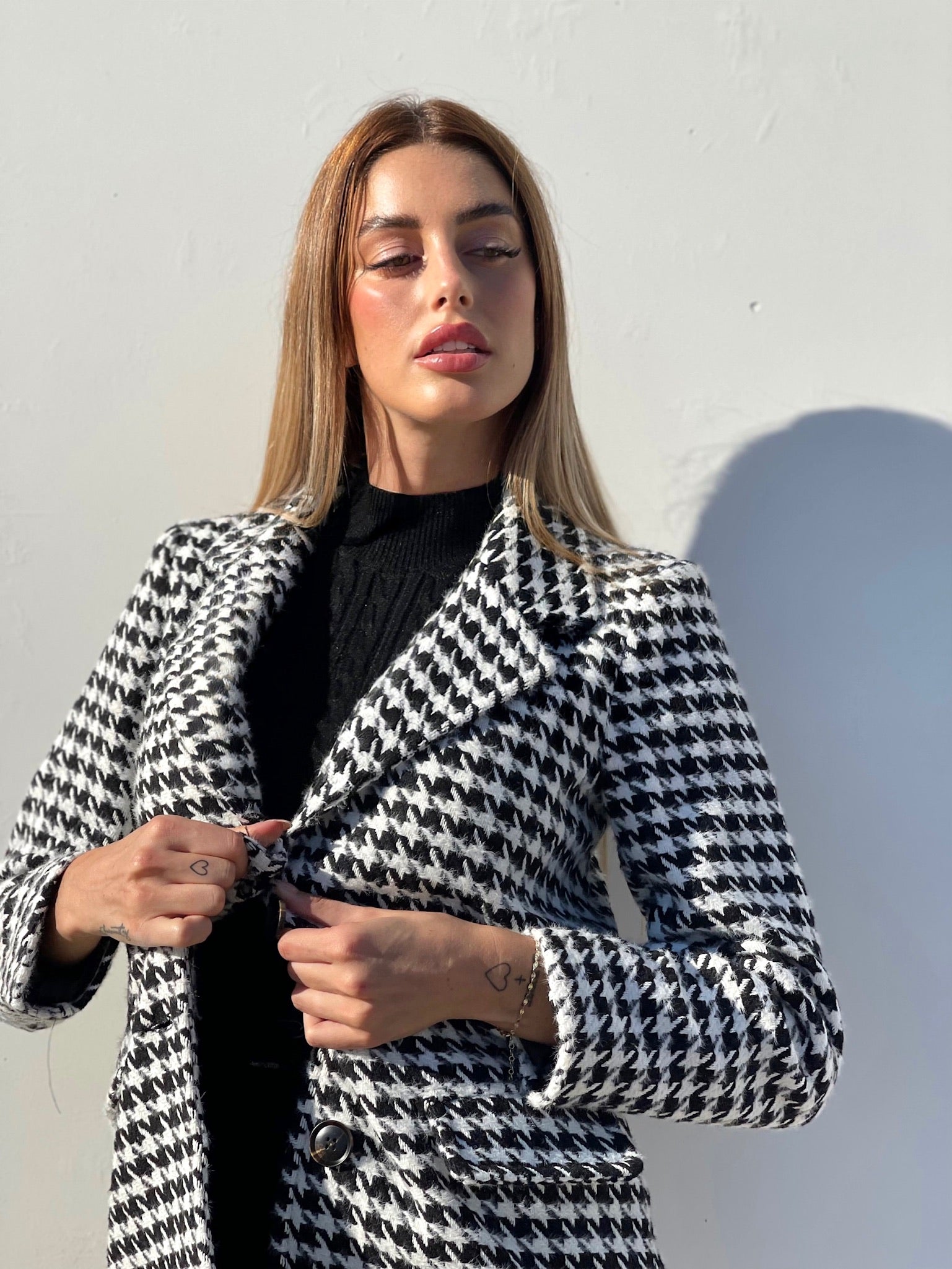 Cappotto pied de poule