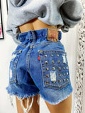 Short Levi’s Vintage con Borchie bagno medio