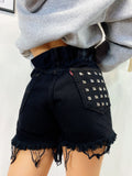 Short Levi’s Vintage con Borchie Nero