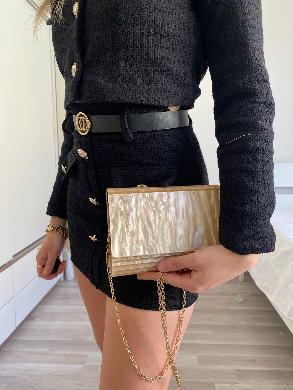 Bag in plexi oro