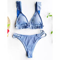 Bikini glitter con voilant Carta da zucchero