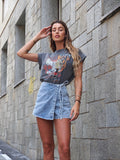 Pantagonna in jeans con laccetto
