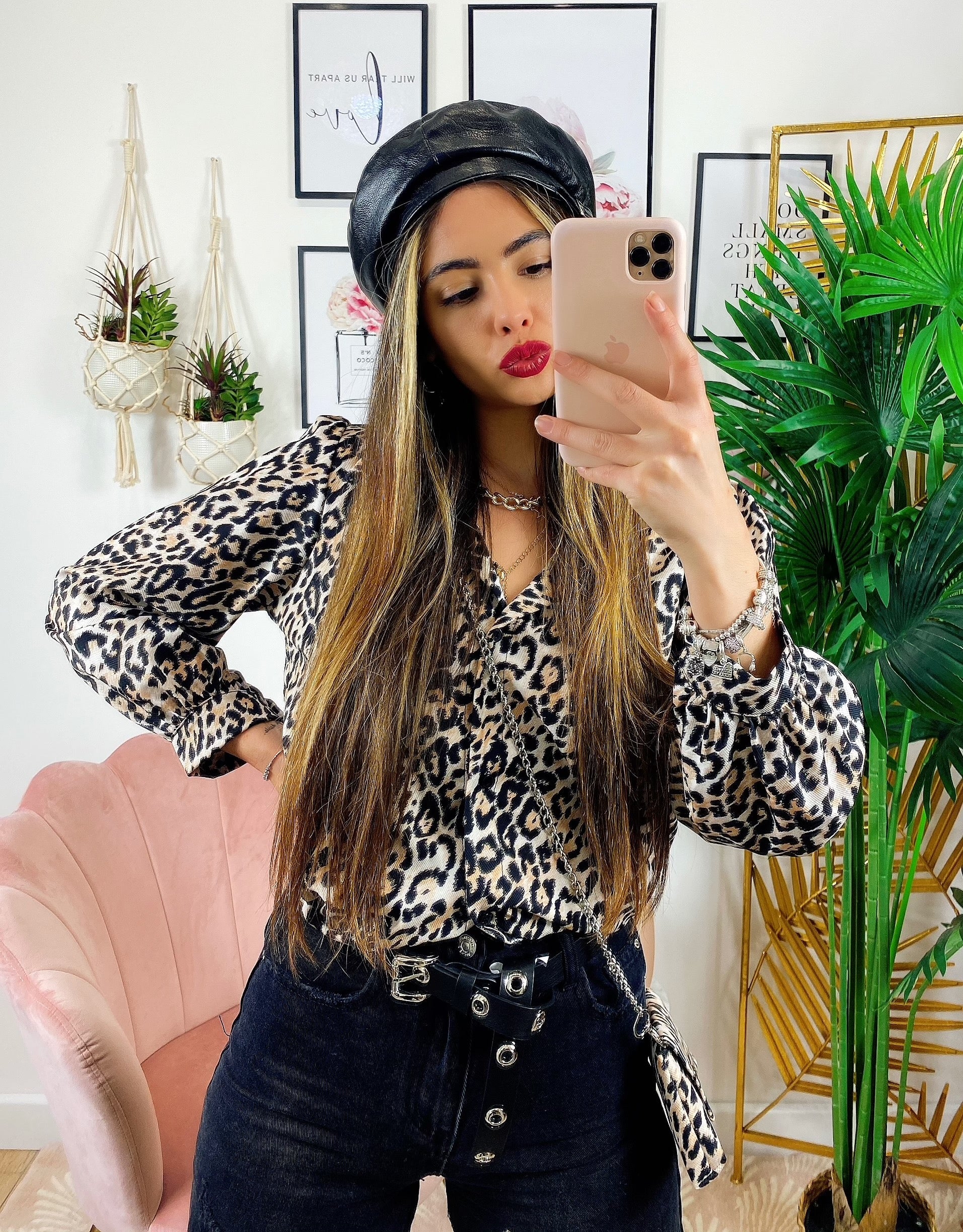 Camicia Maculata con borsetta