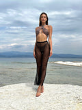 Bikini maculato tre pezzi