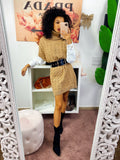 Abito in maglia Camel smanicato