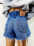 Short Levi’s Vintage con Borchie bagno medio