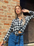 Camicia a quadri Black & White