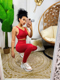 Set tuta sportiva colours rossa