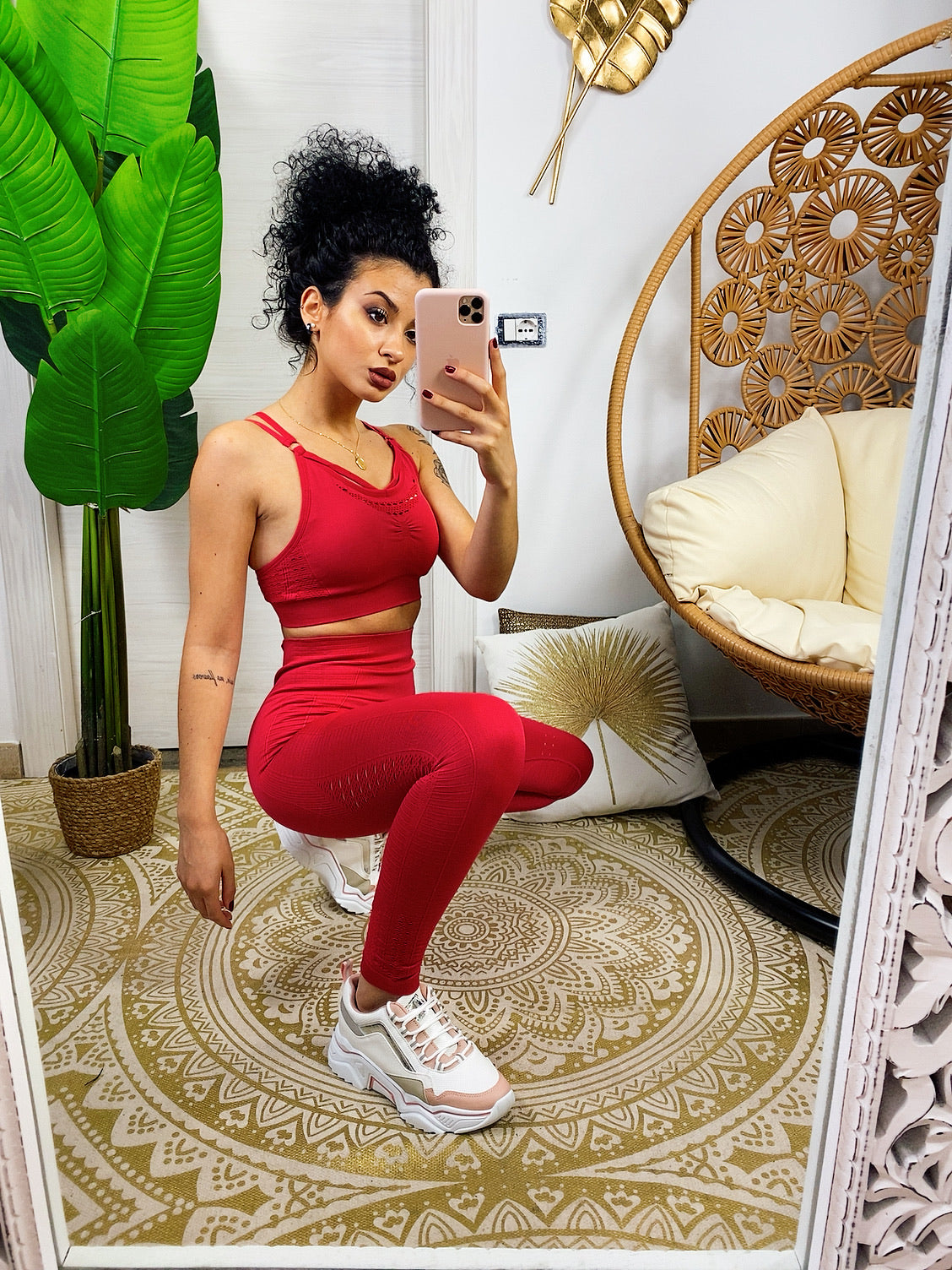 Set tuta sportiva colours rossa