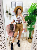 T-shirt con stampa Teddy