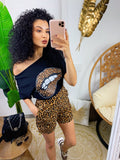 Completo sportivo maglia e short maculato