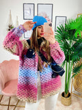Giacca con bottoni Multicolor