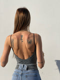 Body/costume glitter schiena aperta