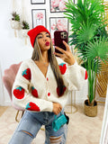 Cardigan con fragole top quality