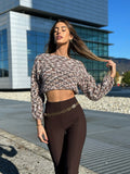 Maglione multicolor bianco