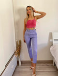 Completo giacca e pantalone lilla