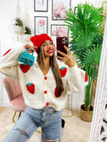 Cardigan con fragole top quality