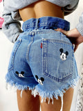 Short Levi’s Vintage con stampa topolino bagno medio