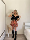 Top Nero con incroci