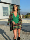 Scaldacuore in lurex verde