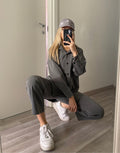 Completo sportivo grigio