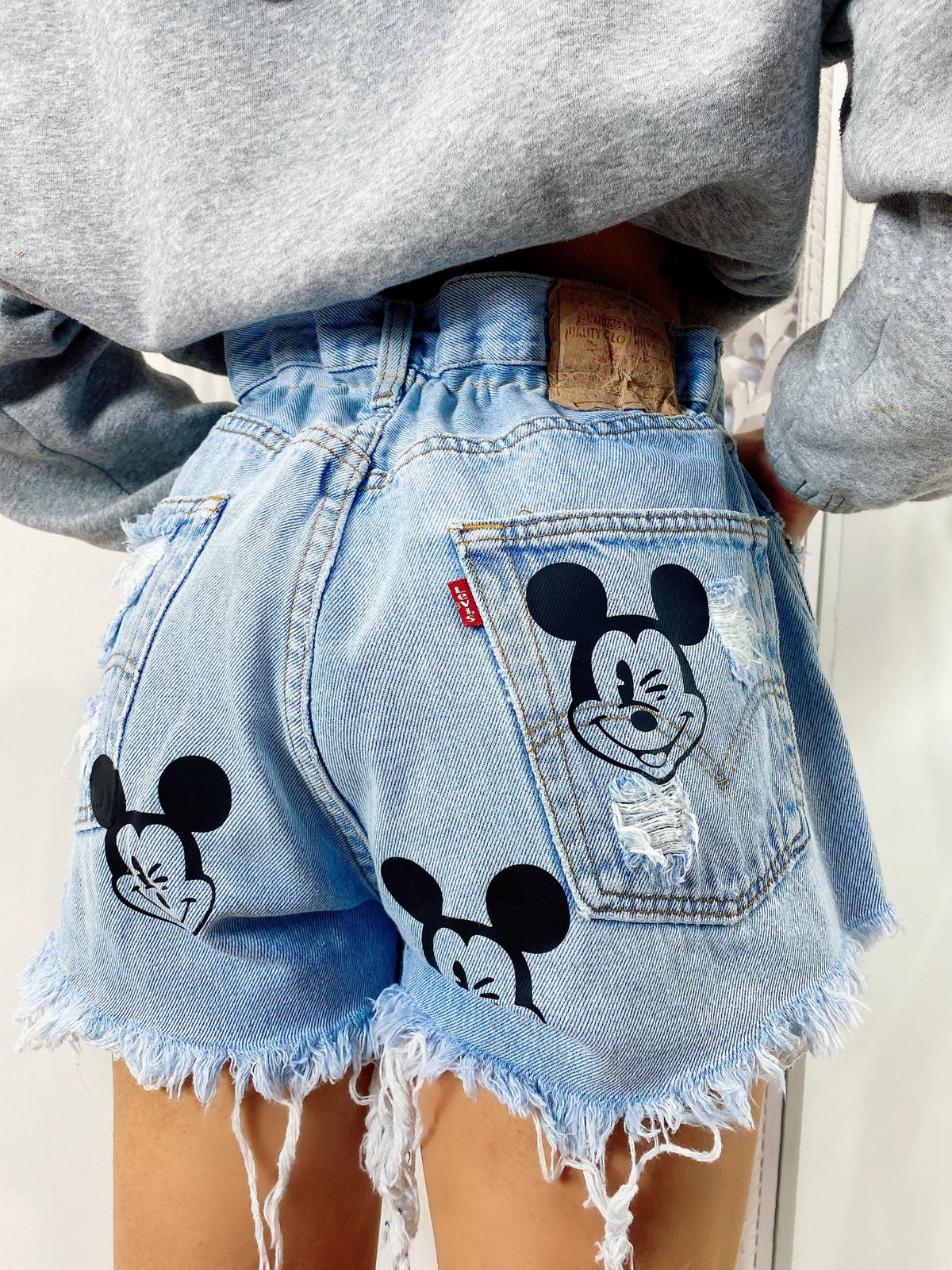 Short Levi’s Vintage bagno chiaro con stampe