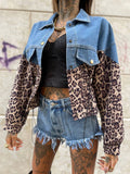 Short jeans con borchie