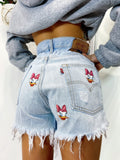 Short Levi’s Vintage con stampa Paperina chiaro