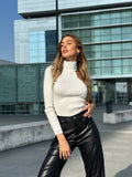 Top monospalla bianco