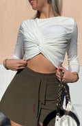 Top con nodo bianco