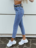 Jeans a caramella chiaro