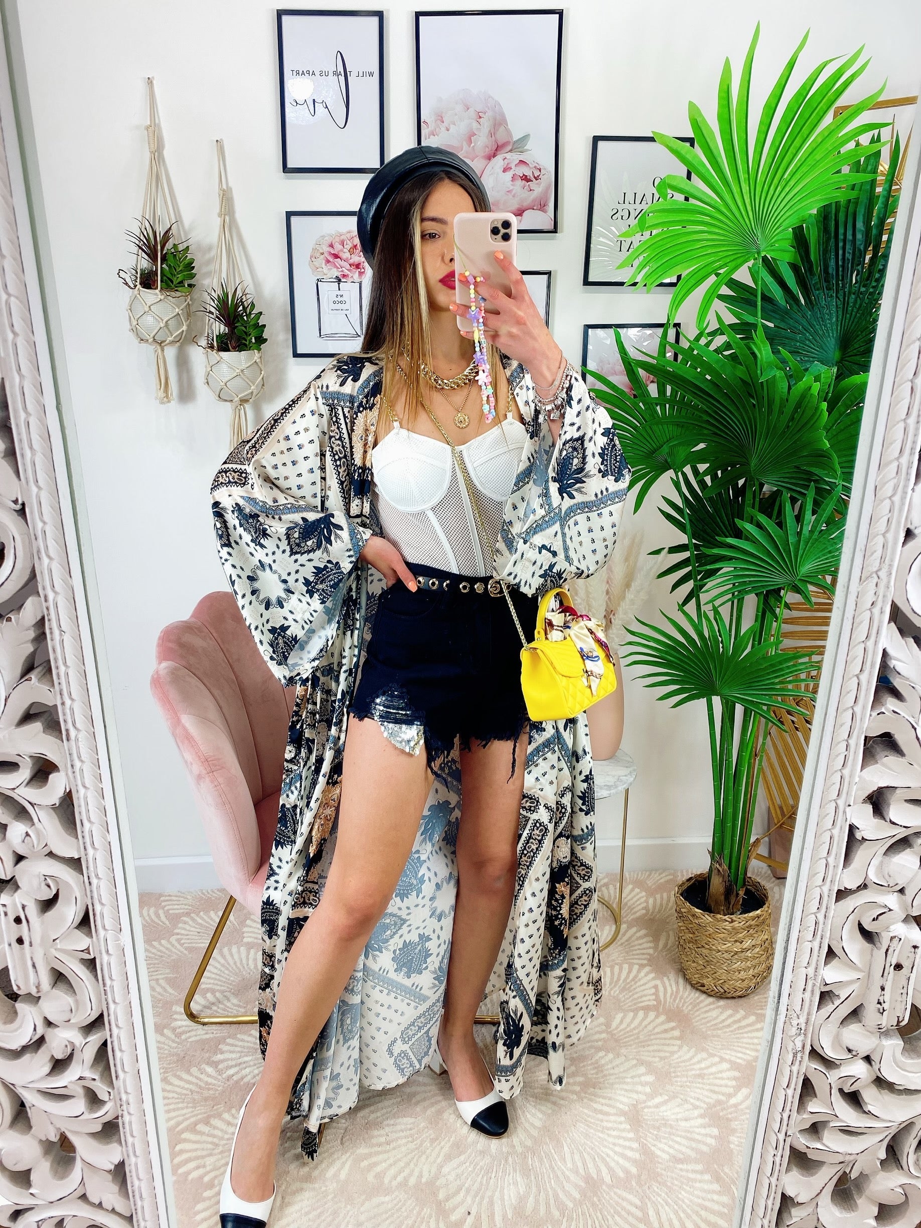 Kimono base beige