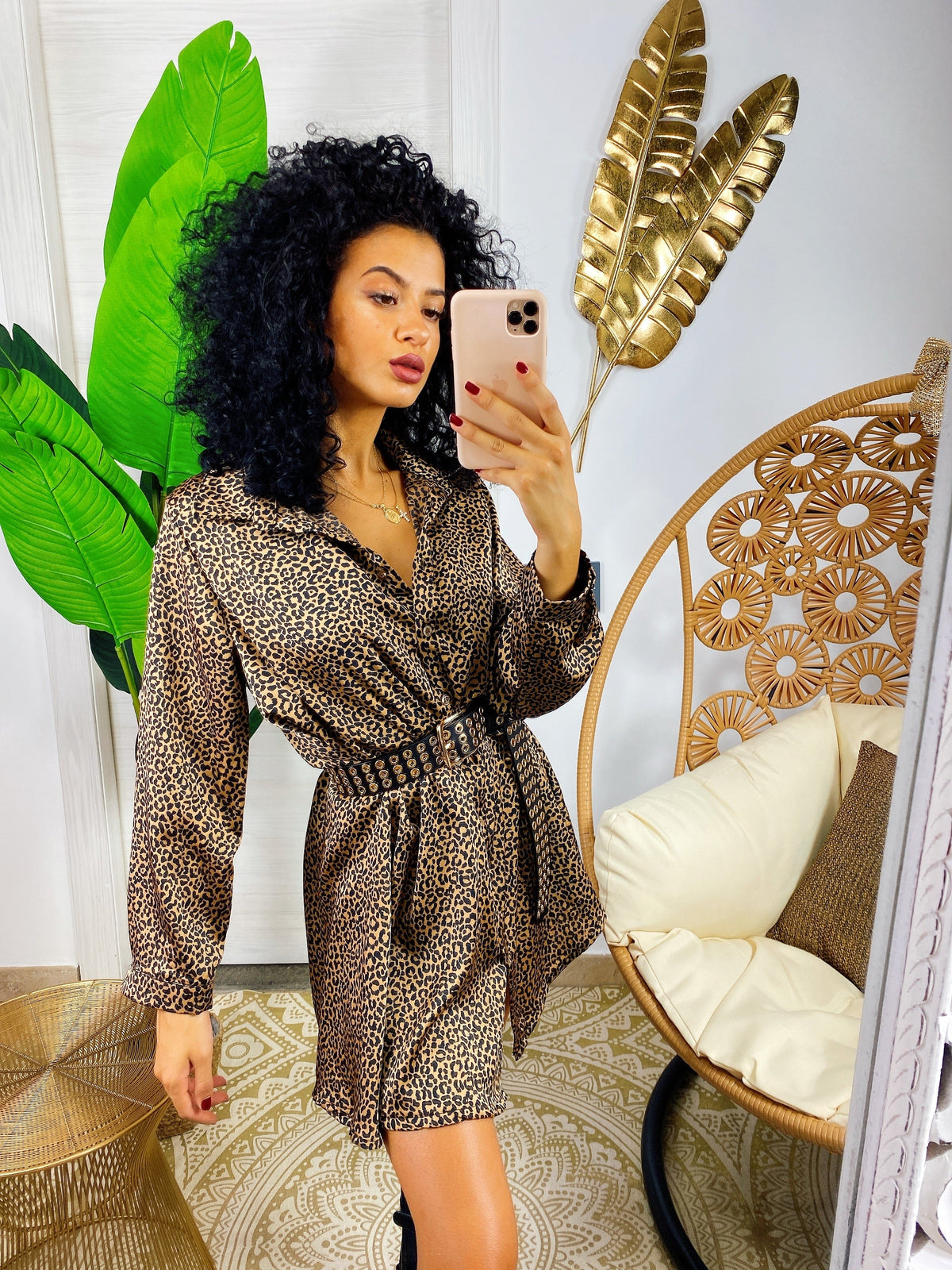 Maxi Camicione maculato