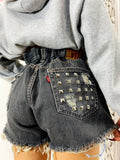 Levi’s Vintage grigio scuro con borchie