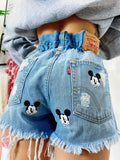 Short Levi’s Vintage con stampa topolino bagno medio