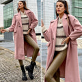 Cappotto over rosa
