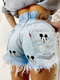 Short Levi’s Vintage con stampa topolino bagno chiaro